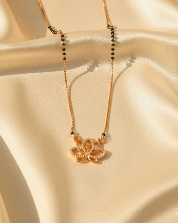 Blooming Lotus Diamond Mangalsutra
