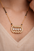 Pushpika Oval Bloom Mangalsutra