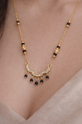 Grace Curve Diamond-Look Mangalsutra