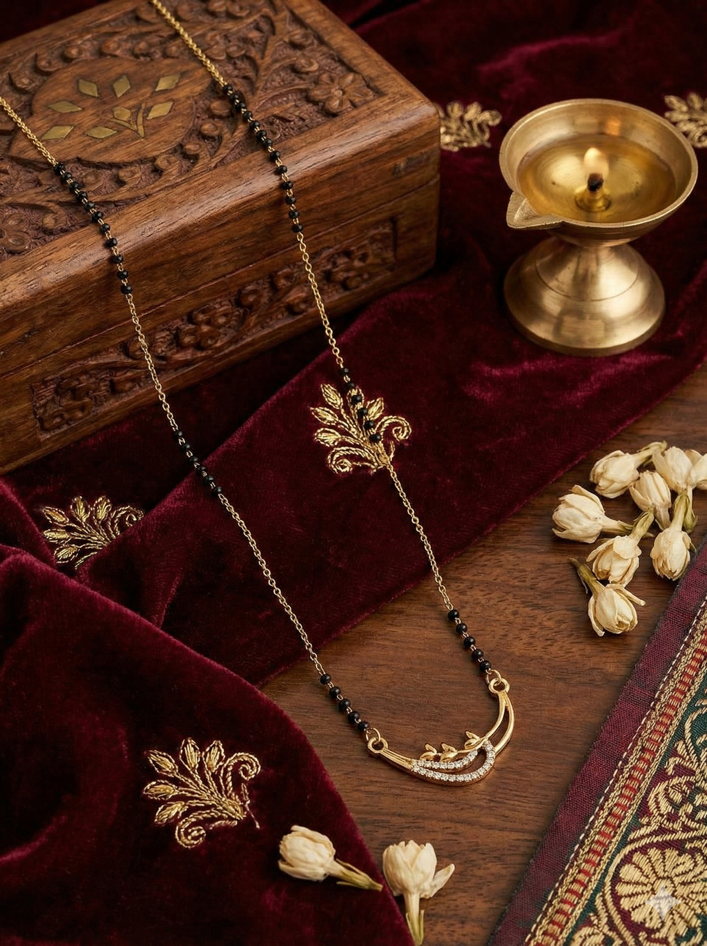 Noor Curve Mangalsutra