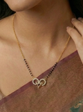Eternal Twin Heart Diamond Mangalsutra