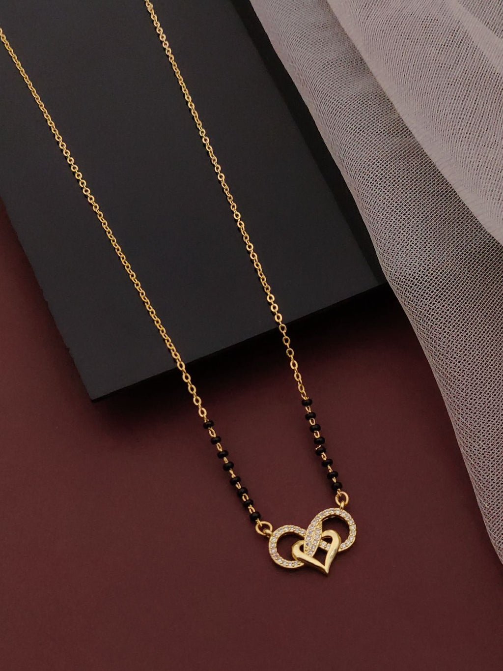 Eternal Twin Heart Diamond Mangalsutra